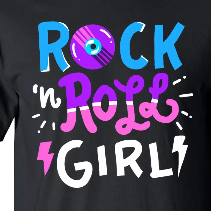 Rock N Roll Girl Music Tall T-Shirt