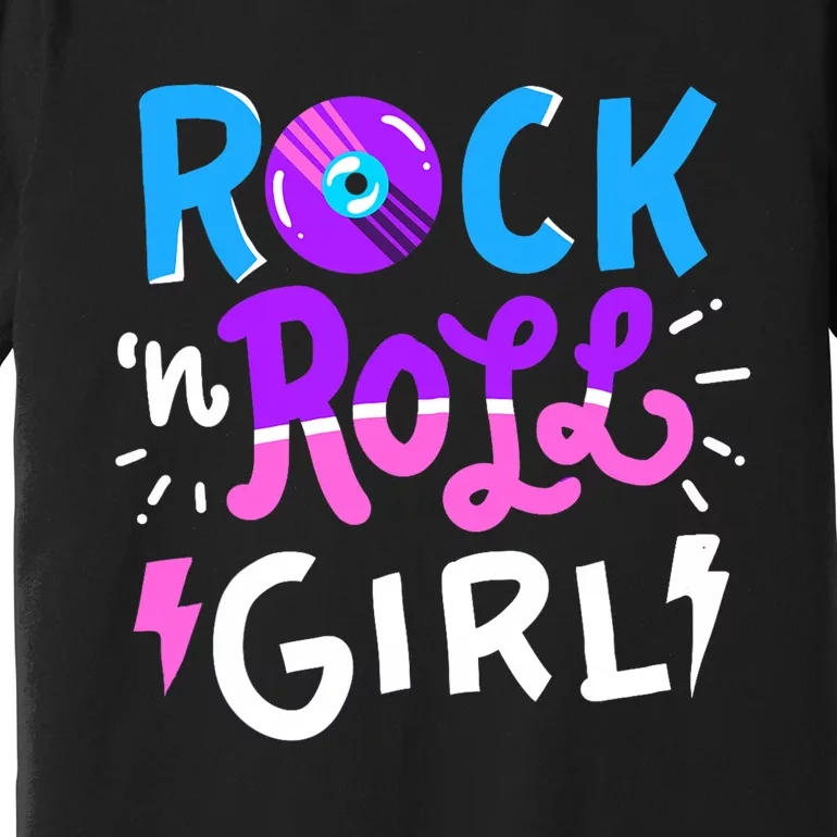 Rock N Roll Girl Music Premium T-Shirt