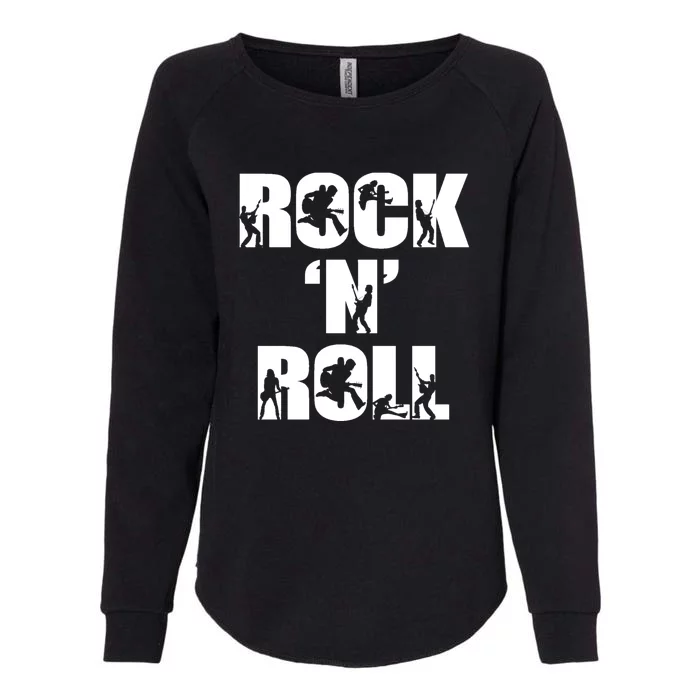 Rock N Roll Music Lover Womens California Wash Sweatshirt