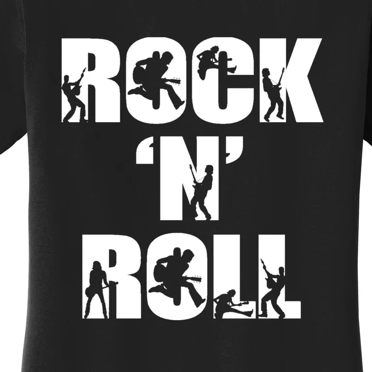 Rock N Roll Music Lover Women's T-Shirt