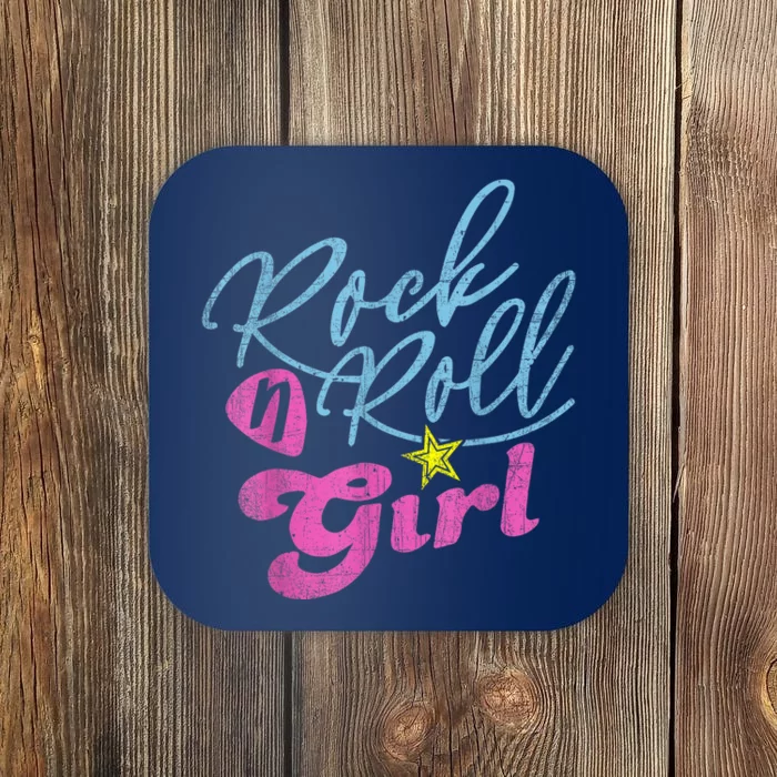 Rock N Roll Girl Purple Darla Coaster