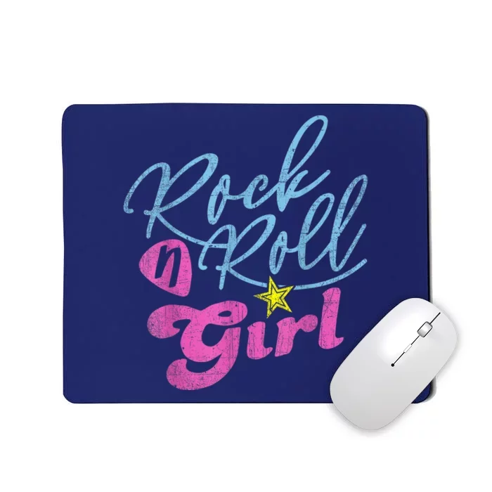 Rock N Roll Girl Purple Darla Mousepad