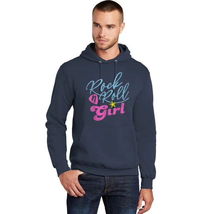 Rock N Roll Girl Purple Darla Tall Hoodie