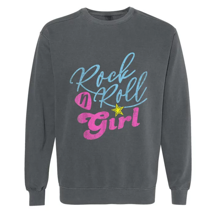 Rock N Roll Girl Purple Darla Garment-Dyed Sweatshirt