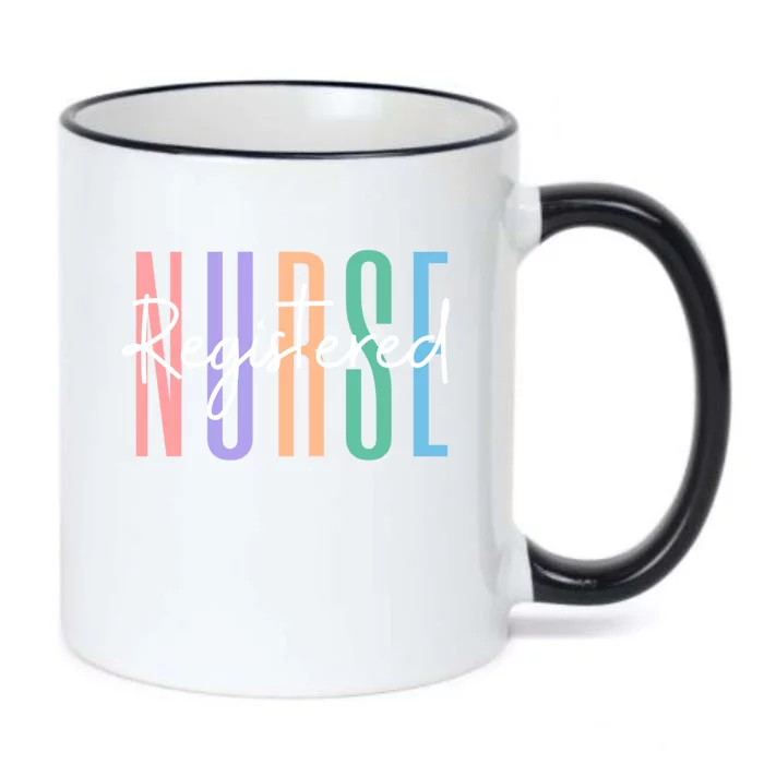 Registered Nurse Rn Emergency Room Nurse Great Gift Black Color Changing Mug