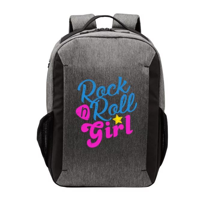 Rock N Roll Girl Cute Gift Vector Backpack