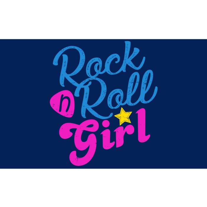 Rock N Roll Girl Cute Gift Bumper Sticker