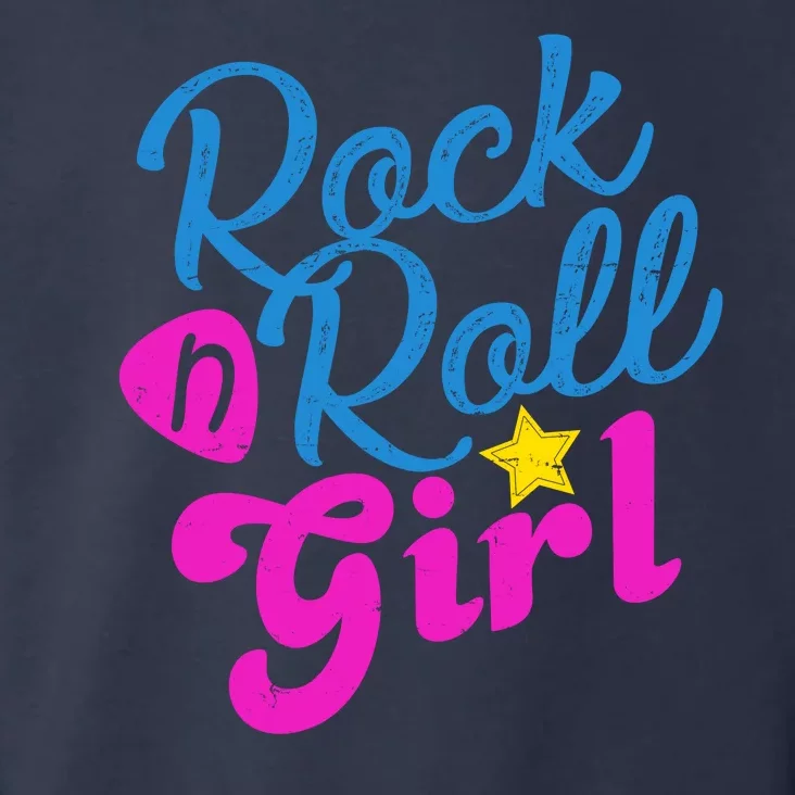 Rock N Roll Girl Cute Gift Toddler Hoodie