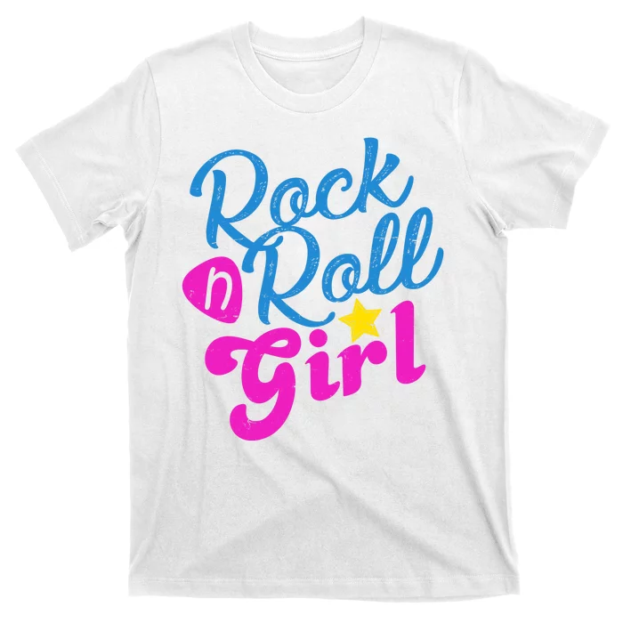 Rock N Roll Girl Cute Gift T-Shirt