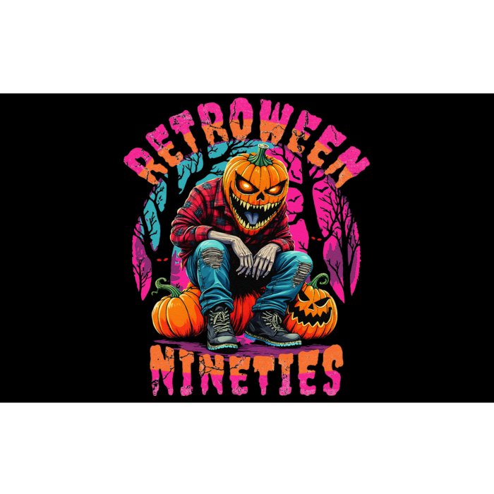 Retroween Nineties Retro Grunge Halloween Design Bumper Sticker