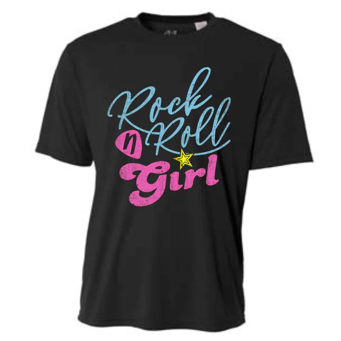 Rock N Roll Girl Purple Darla Cooling Performance Crew T-Shirt