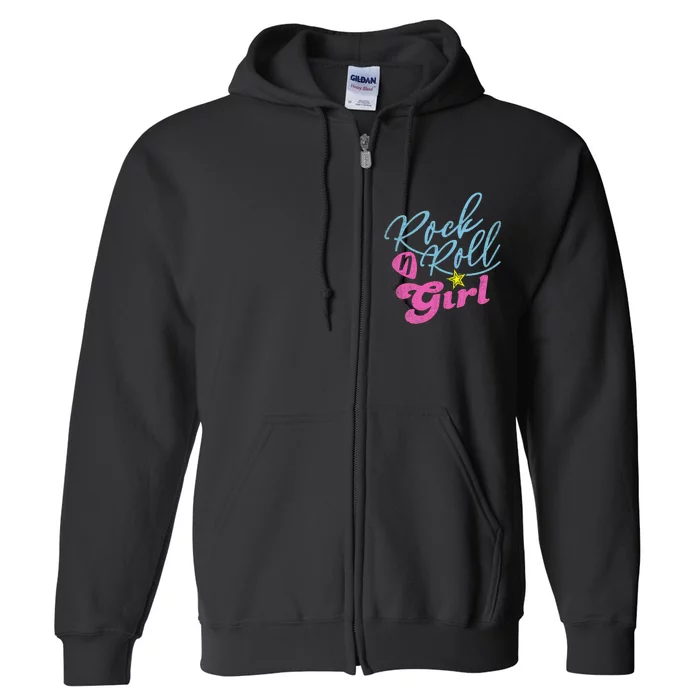 Rock N Roll Girl Purple Darla Full Zip Hoodie