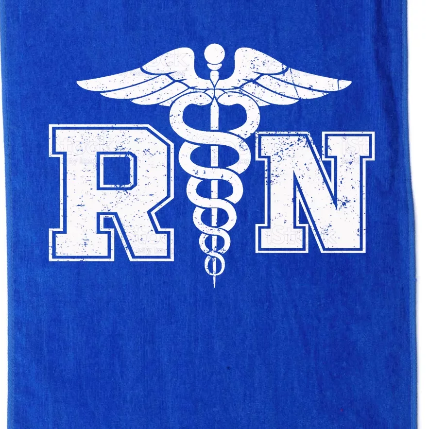 R N Registered Nurse Gift For Nurses Platinum Collection Golf Towel