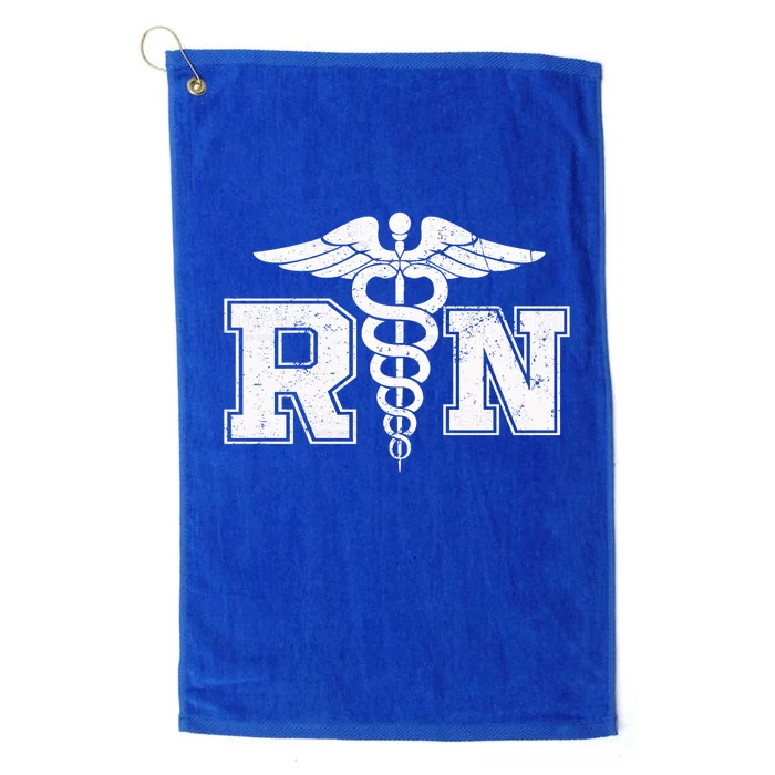 R N Registered Nurse Gift For Nurses Platinum Collection Golf Towel