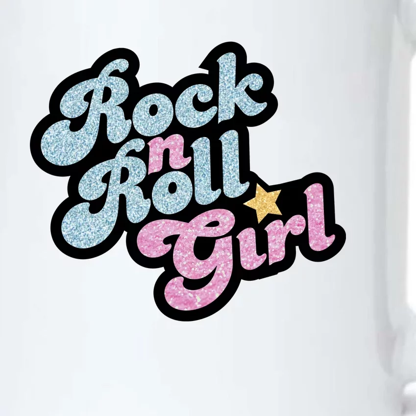 Rock N Roll Girl Black Color Changing Mug