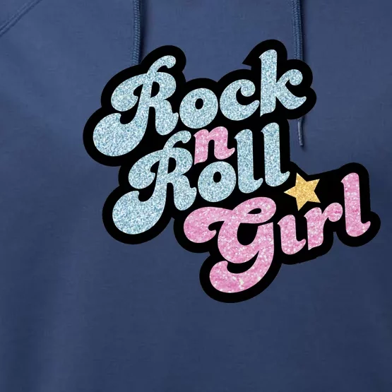 Rock N Roll Girl Performance Fleece Hoodie