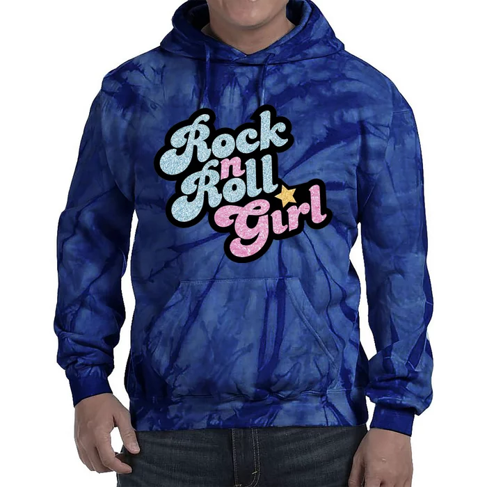 Rock N Roll Girl Tie Dye Hoodie