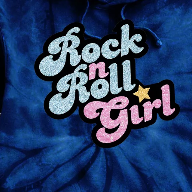 Rock N Roll Girl Tie Dye Hoodie