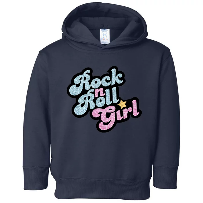 Rock N Roll Girl Toddler Hoodie