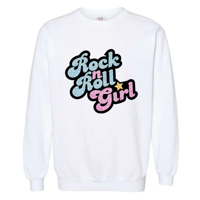 Rock N Roll Girl Garment-Dyed Sweatshirt