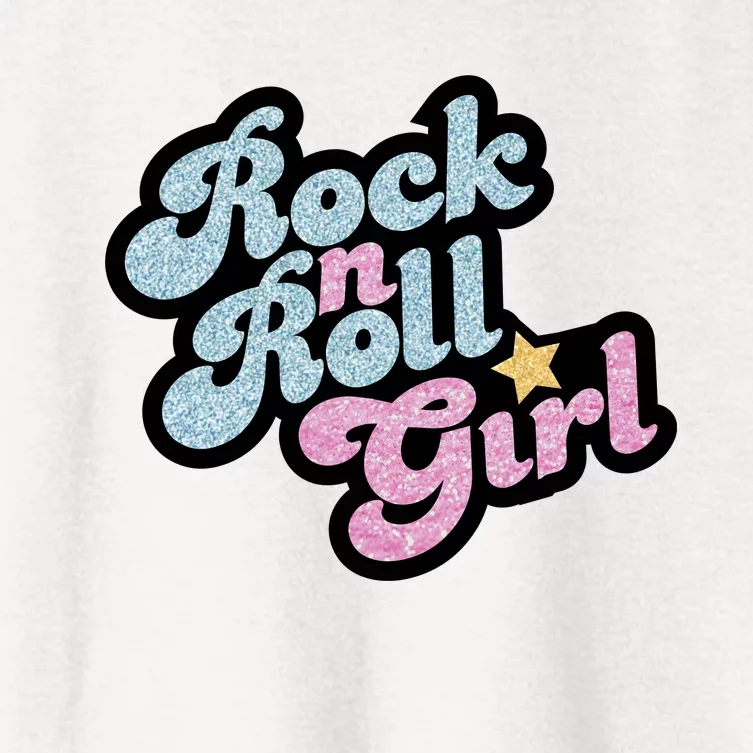 Rock N Roll Girl Women's Crop Top Tee