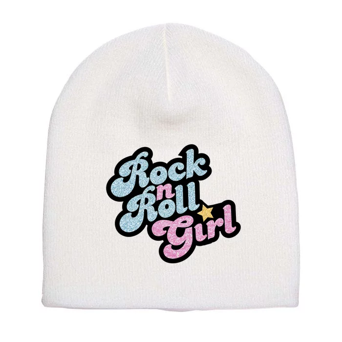 Rock N Roll Girl Short Acrylic Beanie