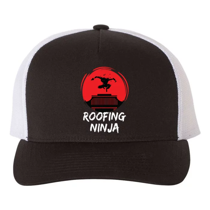 Roofing Ninja Roofer Slating Yupoong Adult 5-Panel Trucker Hat