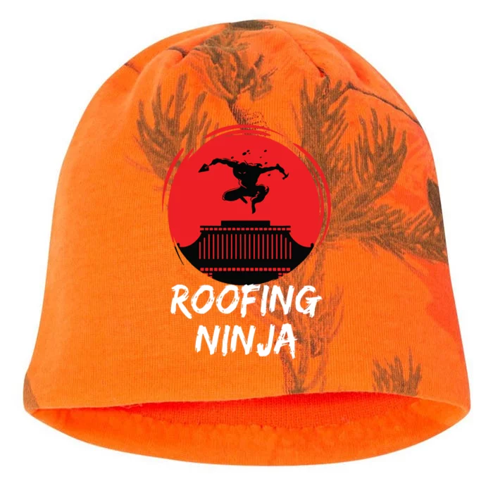 Roofing Ninja Roofer Slating Kati - Camo Knit Beanie