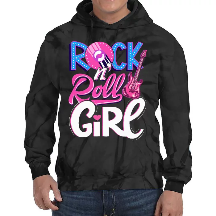 Rock N Roll Music Tie Dye Hoodie