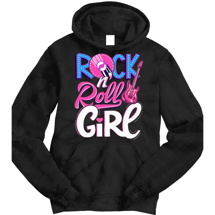 Rock N Roll Music Tie Dye Hoodie