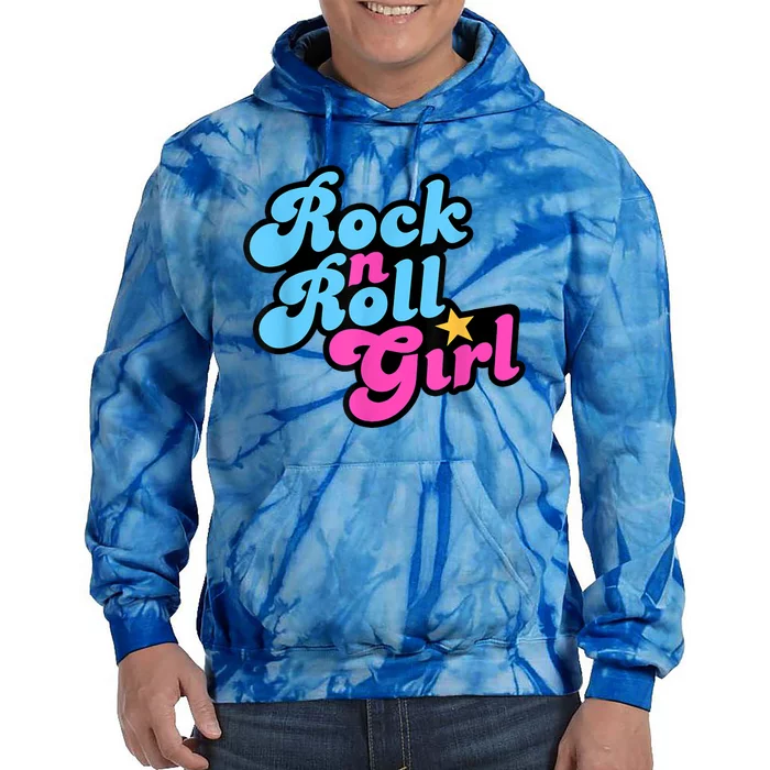 Rock N Roll Girl Tie Dye Hoodie