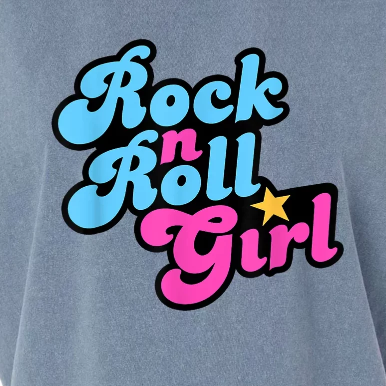 Rock N Roll Girl Garment-Dyed Women's Muscle Tee