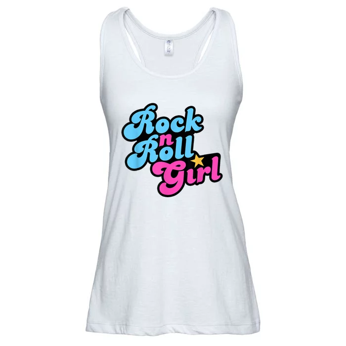 Rock N Roll Girl Ladies Essential Flowy Tank