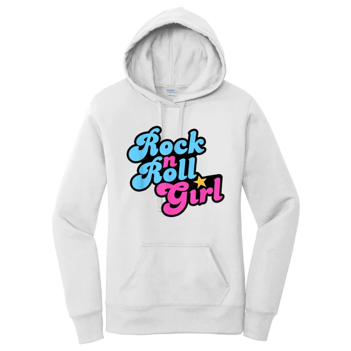 Rock N Roll Girl Women's Pullover Hoodie