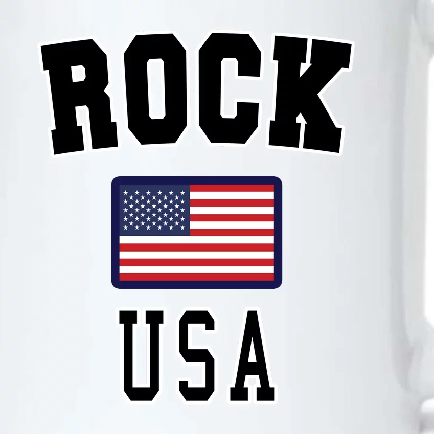 Rock N Roll USA Black Color Changing Mug