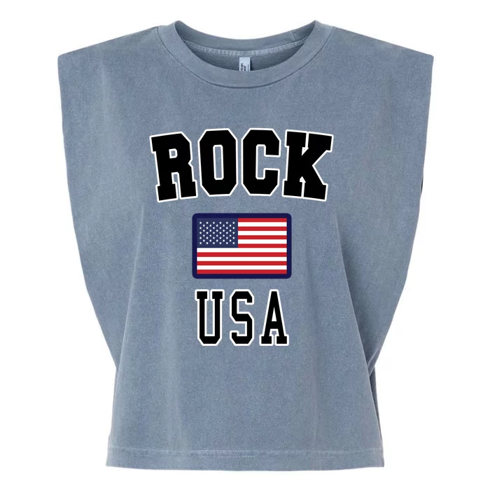 Rock N Roll USA Garment-Dyed Women's Muscle Tee