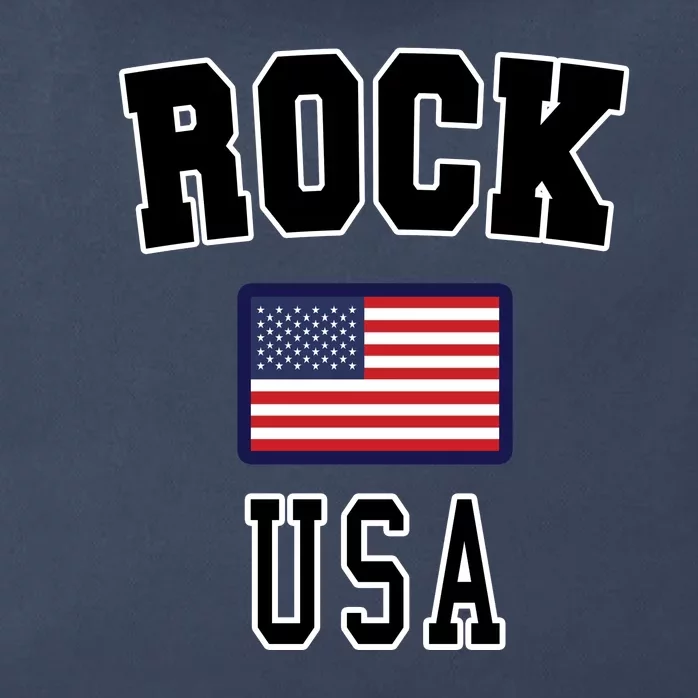 Rock N Roll USA Zip Tote Bag