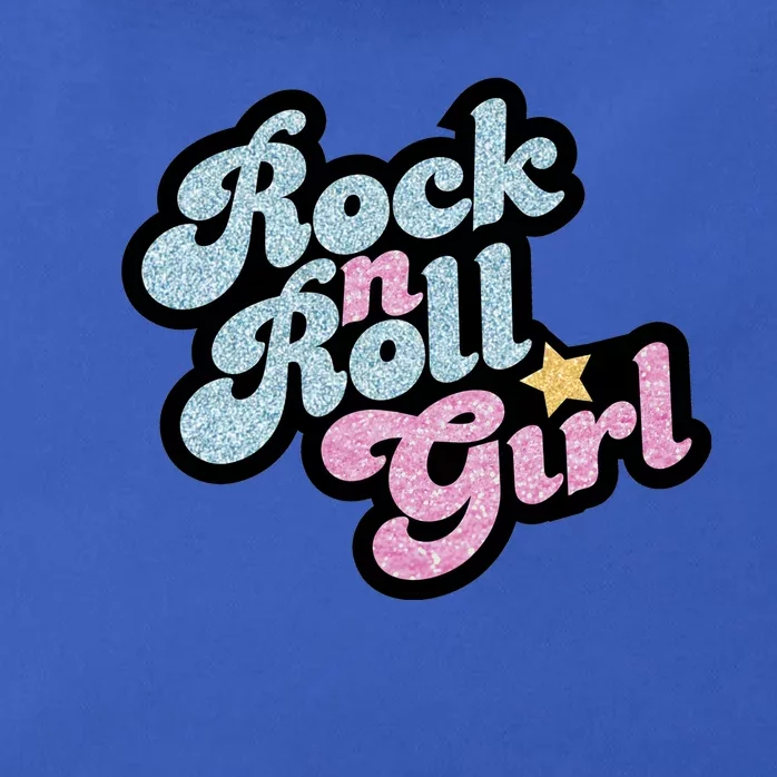 Rock N Roll Girl Zip Tote Bag