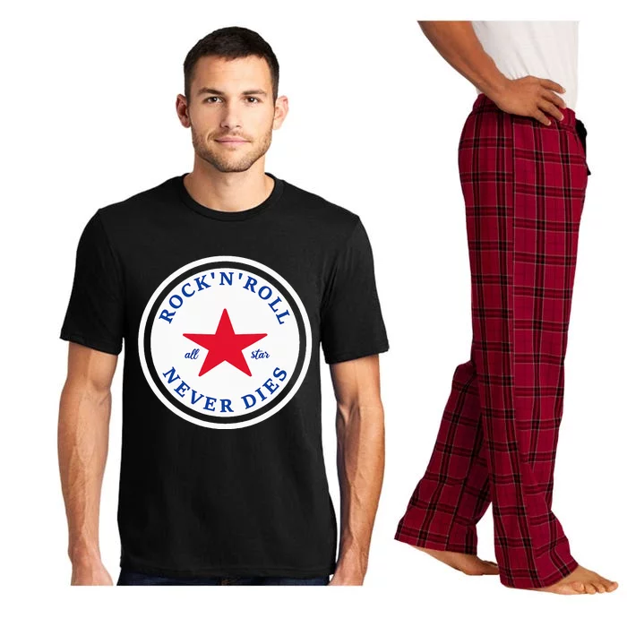 Rock N Roll Never Dies Rock And Roll All Star Music Pajama Set