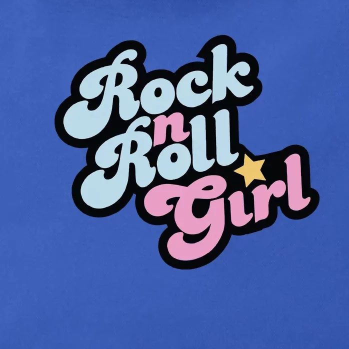 Rock N Roll Girl Zip Tote Bag