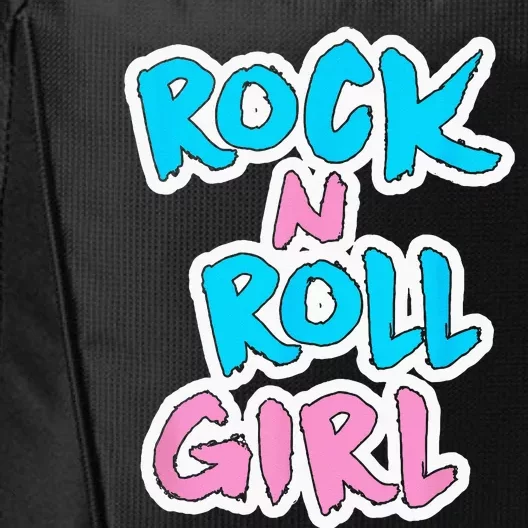 Rock N Roll Girl Music Fan City Backpack