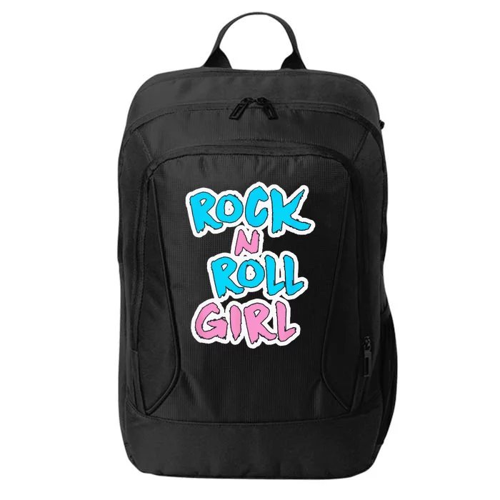 Rock N Roll Girl Music Fan City Backpack