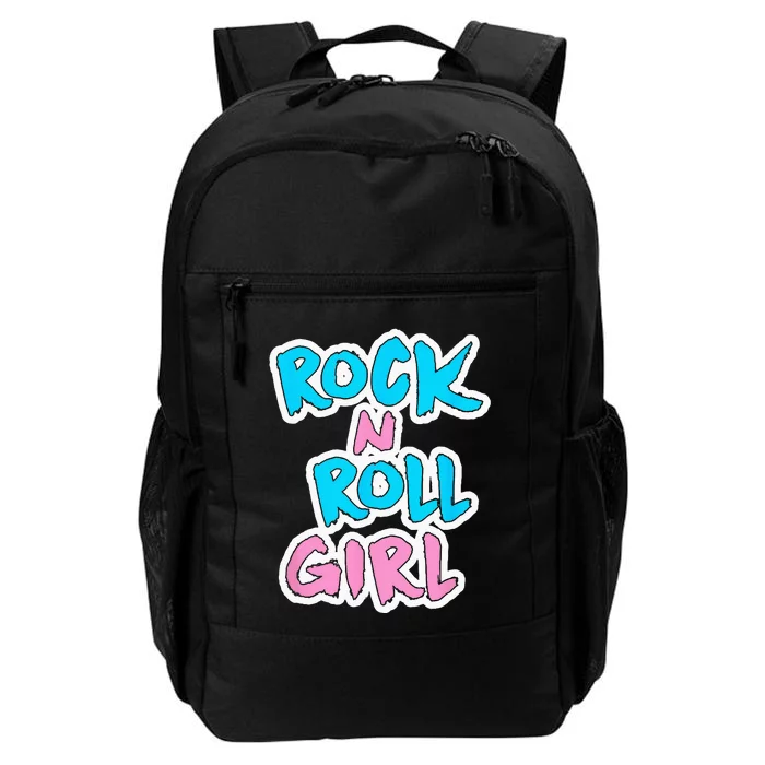 Rock N Roll Girl Music Fan Daily Commute Backpack