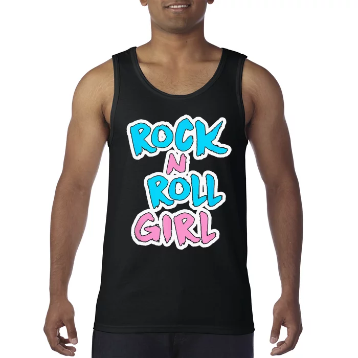 Rock N Roll Girl Music Fan Tank Top