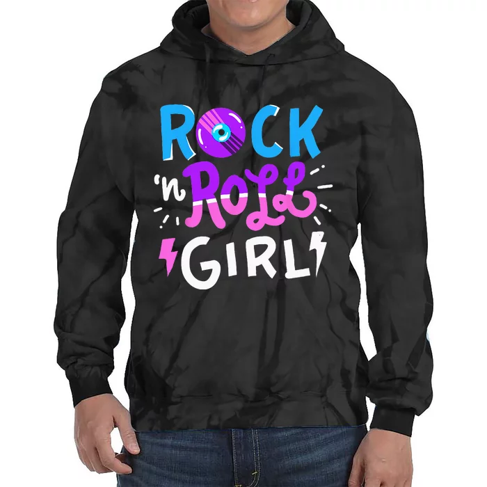 Rock N Roll Girl Music Tie Dye Hoodie