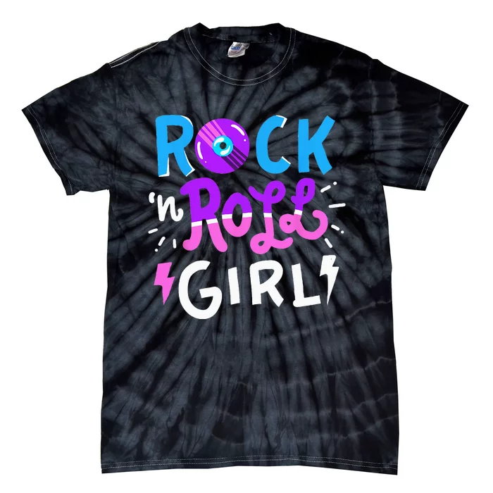 Rock N Roll Girl Music Tie-Dye T-Shirt