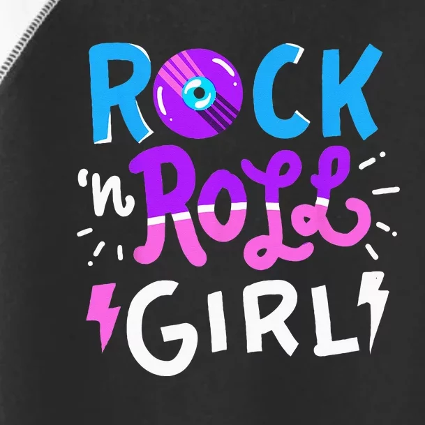 Rock N Roll Girl Music Toddler Fine Jersey T-Shirt