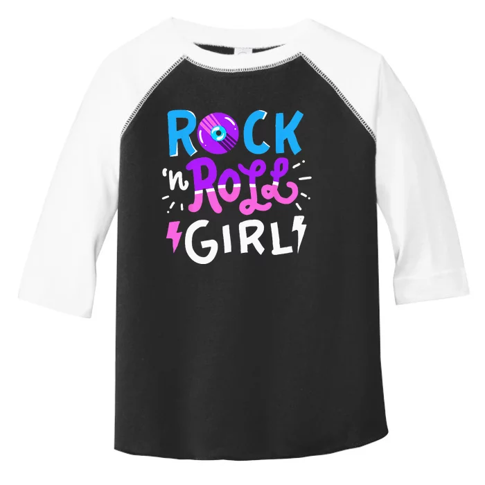 Rock N Roll Girl Music Toddler Fine Jersey T-Shirt