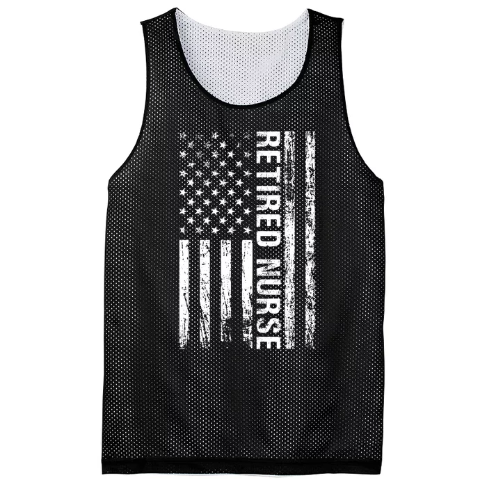 Retired Nurse Mesh Reversible Basketball Jersey Tank