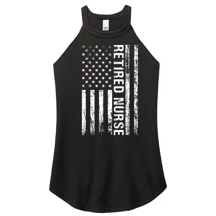 Retired Nurse Women’s Perfect Tri Rocker Tank